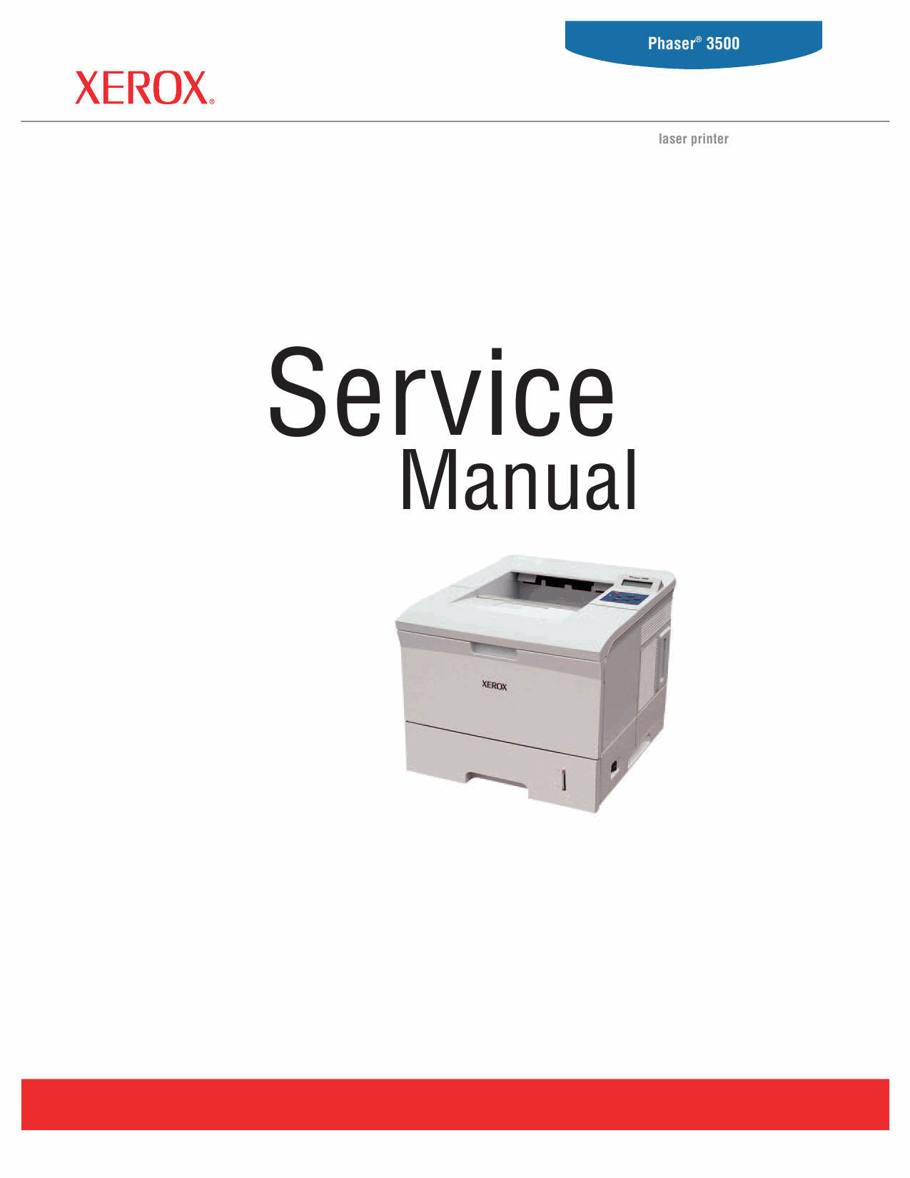 Xerox Phaser 3500 Parts List and Service Manual-1